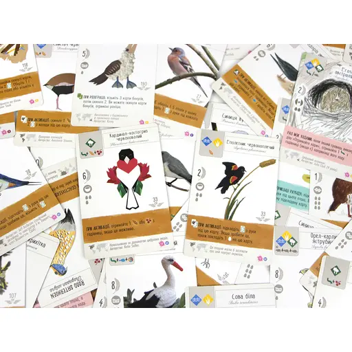 Board Game Крила. Фан Арт Пак (Wingspan: Fan Art Pack) photo 7