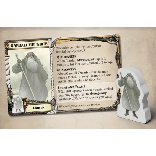 Промонабір Ґандальф Білий для гри Володар Перснів - Доля братства