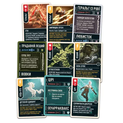 Настільна гра Unmatched - Відьмак. Сталь і срібло photo 4