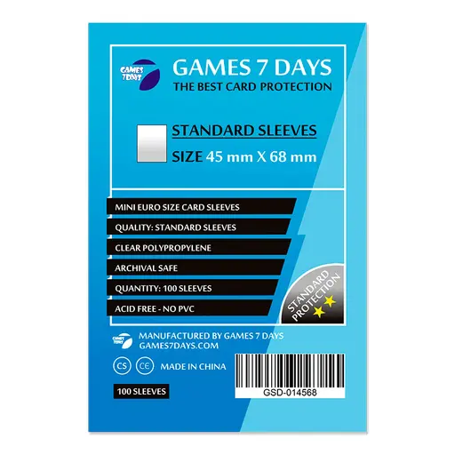 Протектори Games7Days (45 x 68 мм) Стандарт (100)
