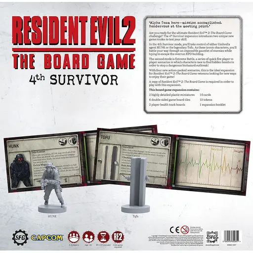 Board Game Resident Evil 2: The Board Game – 4th Survivor Expansion photo 2